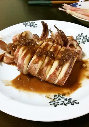 いか焼き**わたソース-レシピのメイン写真
