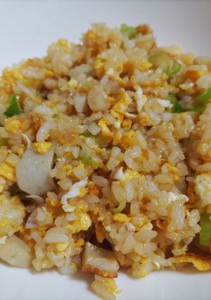 美味しいかさ増しちくわチャーハン※昼ご飯-レシピのメイン写真