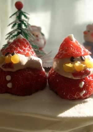 アンパンマンサンタのクリスマスケーキ-レシピのメイン写真