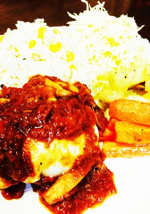 たっぷり食べたい煮込みチーズハンバーグ-レシピのメイン写真