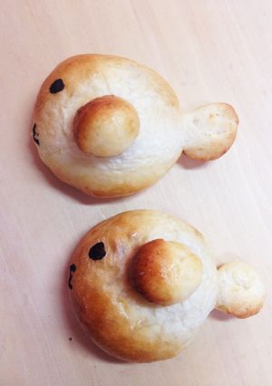 ぷっくりさかなパン-レシピのメイン写真