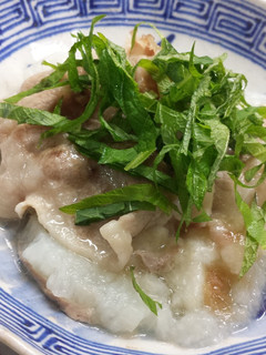 たたき山芋と豚のホクホク梅肉蒸し-レシピのメイン写真