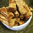 食パン!パンの耳!黒みつきな粉ラスク