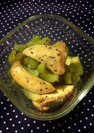 セロリとエリンギの鶏ガラ炒め-レシピのメイン写真