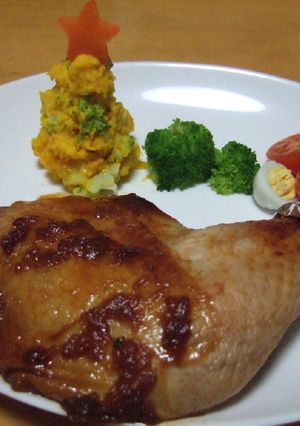 クリスマスに☆照り焼きローストチキン-レシピのメイン写真