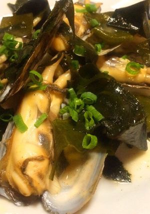あげまき貝と生わかめのバター醤油焼き-レシピのメイン写真