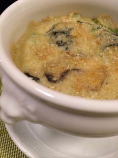 牡蠣とほうれん草の豆乳グラタン-レシピのメイン写真