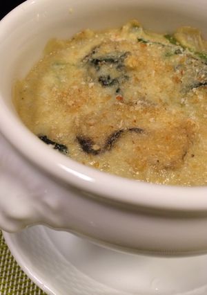 牡蠣とほうれん草の豆乳グラタン-レシピのメイン写真