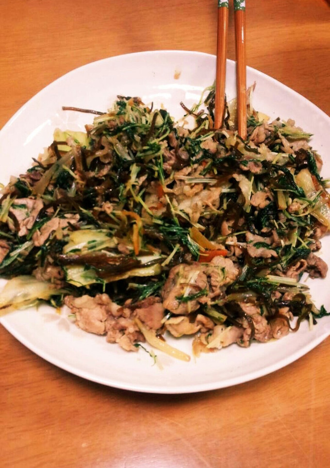 豚肉と野菜の塩昆布炒め-レシピのメイン写真