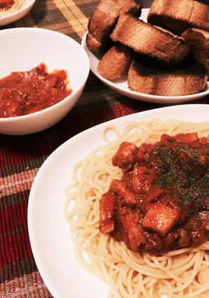 トマトパスタ-レシピのメイン写真