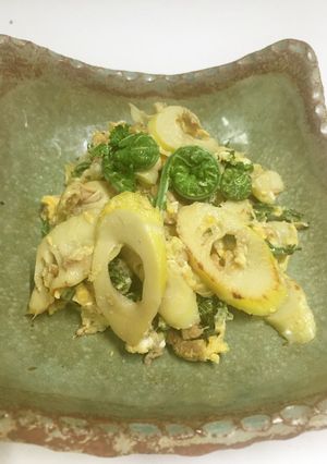 こさん竹の卵とじ-レシピのメイン写真