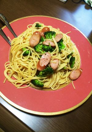 ウィンナーとブロッコリーの和風パスタ-レシピのメイン写真