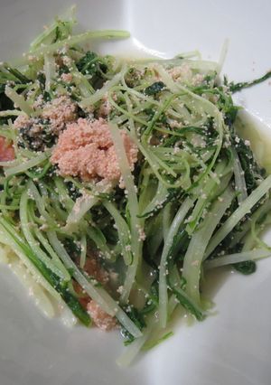 水菜とたらこの炒め物-レシピのメイン写真