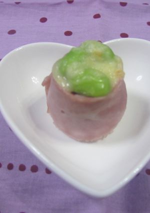 お弁当に♪ベーコン巻き②枝豆プチトマト-レシピのメイン写真