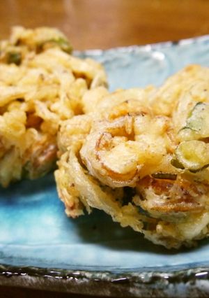 ベビー　ほたてのかき揚げ　どんぶりにも-レシピのメイン写真
