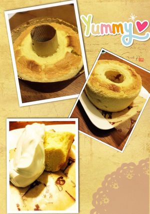 簡単ふわ♡豆乳&オリーブオイルのシフォン-レシピのメイン写真