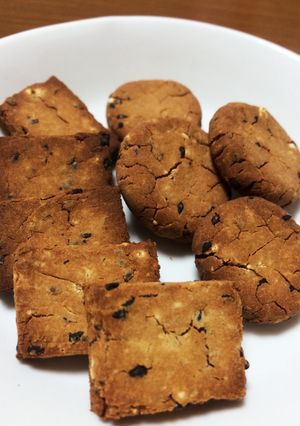 おから黒ごま甘酒のヘルシークッキー-レシピのメイン写真