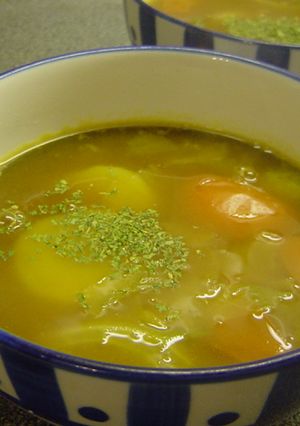 10分以内♪カレー風味の野菜スープ-レシピのメイン写真