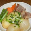 新玉ねぎと豚肩ロースブロックのあっさり煮