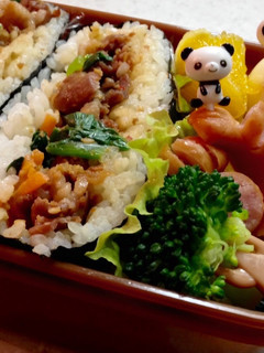 お弁当☆ビビンバおにぎらず-レシピのメイン写真