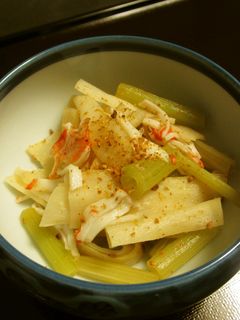干ぴょうと蕗とかにかまの酢の物-レシピのメイン写真