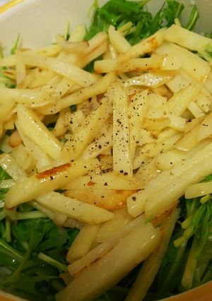 じゃがいもと水菜のサラダ-レシピのメイン写真
