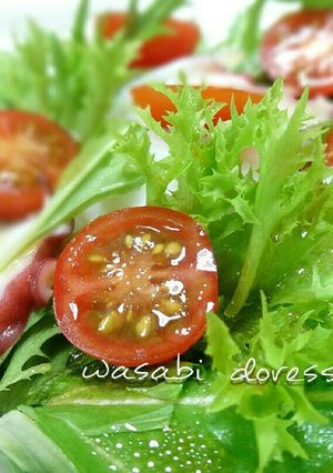 出来た♡美味しすぎるわさびドレッシング-レシピのメイン写真