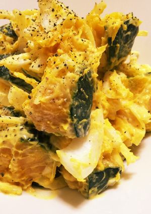 玉ねぎシャキシャキかぼちゃサラダ-レシピのメイン写真