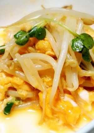 ◆お手軽シャキふわ♪もやしたま◆-レシピのメイン写真