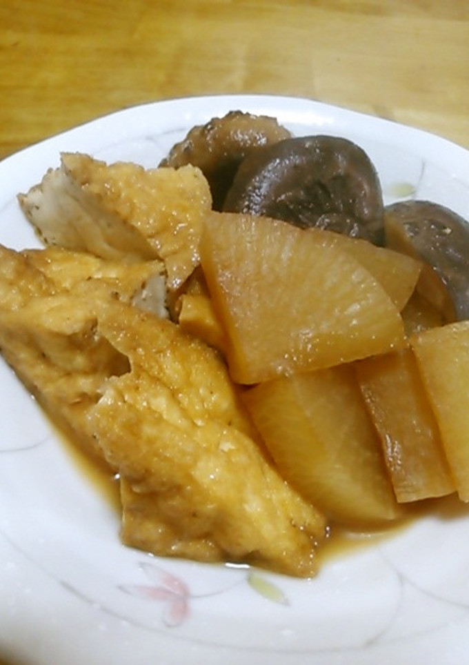 厚揚げ、大根としいたけの煮物-レシピのメイン写真