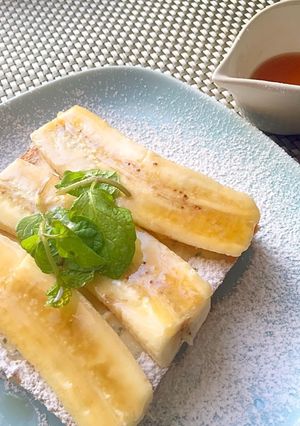 バナナ&クリームチーズトースト-レシピのメイン写真