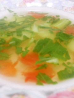 ちんげん菜とトマトのスープ 超簡単-レシピのメイン写真