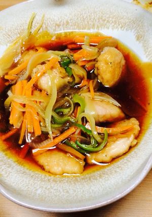 ＊カラフル野菜と鮭の南蛮漬け＊-レシピのメイン写真