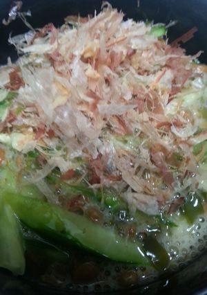 めかぶ納豆ｷｭｳﾘの仲良し和え♪-レシピのメイン写真