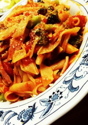 ペンネ トマトソース-レシピのメイン写真