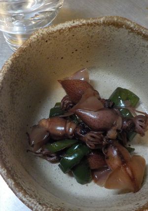 ホタルイカとピーマンの簡単炒め-レシピのメイン写真