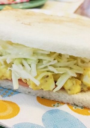 たまごとコールスローの簡単サンド-レシピのメイン写真