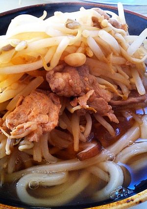 あんかけ肉もやしうどん-レシピのメイン写真