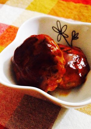 簡単 煮込み風ハンバーグ☆お弁当にも♪-レシピのメイン写真