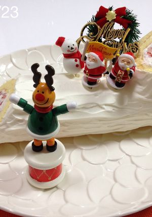 クリスマス☆純白☆簡単ブッシュドノエル-レシピのメイン写真