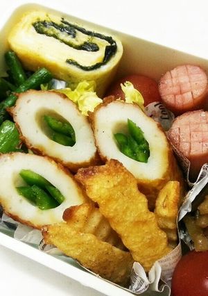 お弁当に焼肉味の竹輪ピーマン-レシピのメイン写真