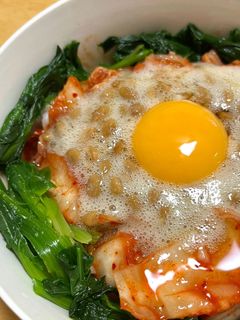 納豆キムチ丼-レシピのメイン写真