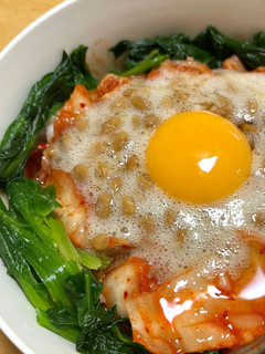 納豆キムチ丼-レシピのメイン写真