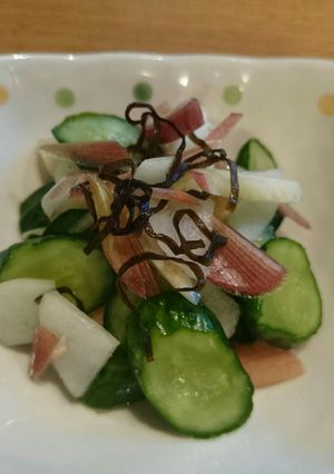 塩昆布で浅漬-レシピのメイン写真