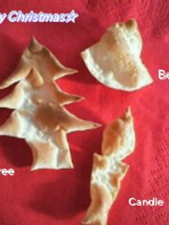 餃子の皮で☆可愛い飾り作っちゃおう♪-レシピのメイン写真