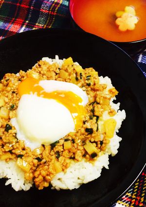 ひき肉と筍のそぼろあんかけ丼 ♩-レシピのメイン写真
