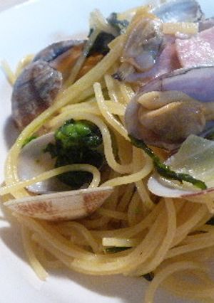 アサリと春キャベツのダシたっぷりパスタ-レシピのメイン写真