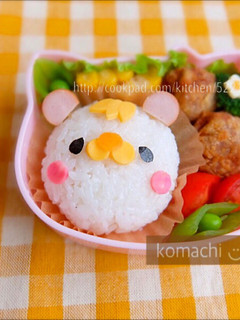 幼稚園 キャラ弁♡ライオン ? お弁当-レシピのメイン写真