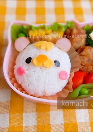 幼稚園 キャラ弁♡ライオン ？ お弁当-レシピのメイン写真