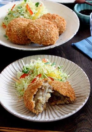 お肉の味がちゃんとする【牛肉コロッケ】-レシピのメイン写真